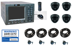 Alien POD 4 480TVL Internal Camera CCTV System
